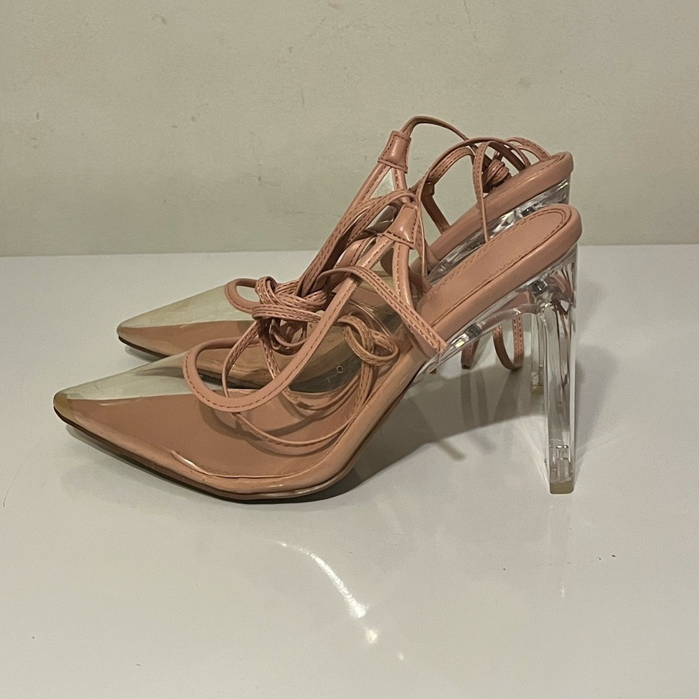 Nude/Soft Pink ASOS Pumps